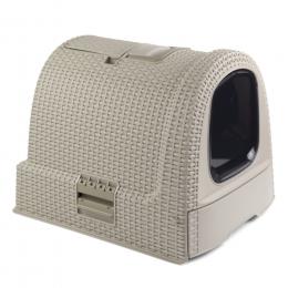 Curver Katzentoilette - grau: L 51 x B 38,5 x H 39,5 cm