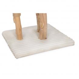 Designed by Lotte Kratzbaum Holz Raja creme 60x60x114cm