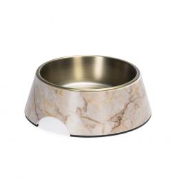 Designed by Lotte Melamin-Futternapf Meis, beige - 2 x 700 ml, Ø 22 cm