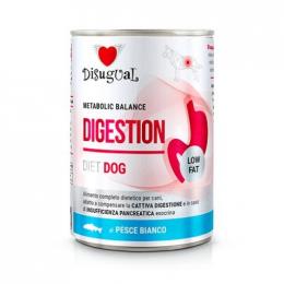 Disugual Digestion Low Fat White Fish Nassfutter Für Hunde 400 Gr