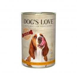Dog's Love B.A.R.F. Pute Pur 6x400g