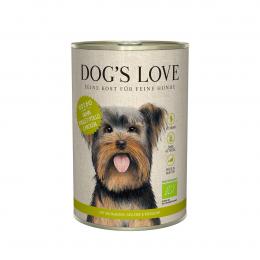 Dog's Love Bio Huhn mit Buchweizen, Sellerie und Basilikum 12x400g