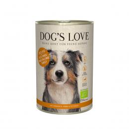 Dog's Love Bio Pute mit Amaranth, Kürbis und Petersilie 12x400g