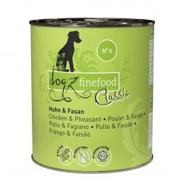 dogz finefood No. 04 Huhn und Fasan 12x800g