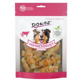 Dokas Hundesnack Hühnerbrust Kaurolle - Sparpaket: 4 x 250 g