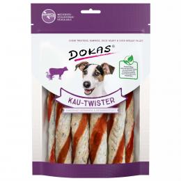 Dokas Kau-Twister Rinderhaut, Entenherz und Entenbrustfilet 200g