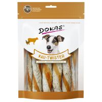 Angebot für Dokas Kau-Twister - Sparpaket: 2 x 200 g Rinderhaut, Entenherz und Entenbrustfilet - Kategorie Hund / Hundesnacks / Dokas / Kaurollen & Kaustangen.  Lieferzeit: 1-2 Tage -  jetzt kaufen.