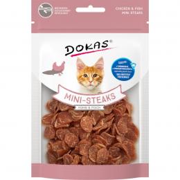 Dokas Mini-Steaks Huhn & Fisch 25g