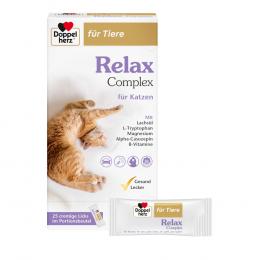 Angebot für Doppelherz Relax Complex für Katzen - 25 x 10 g - Kategorie Katzenfutter & Zubehör / Spezial- & Ergänzungsfutter / Stress & Beruhigung / -.  Lieferzeit: 1-2 Tage -  jetzt kaufen.