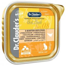 Dr. Clauders Best Pearls No. 08 3 Sorten Geflügel - 32x100g (8,11 € pro 1 kg)