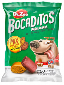 Dr. Zoo Gemischte Rind- Und Hühnersnacks Für Hunde 50 Gr