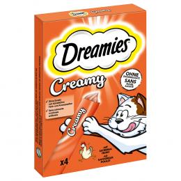 Dreamies Creamy Snacks - Huhn (4 x 10 g)