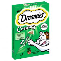 Dreamies Creamy Snacks - Katzenminze (4 x 10 g)