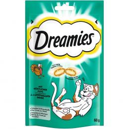 Dreamies Katzensnack Klassik - Sparpaket Pute (6 x 60 g)