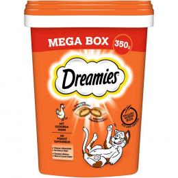 Dreamies Katzensnacks Mega Box - Sparpaket: Huhn (4 x 350 g)