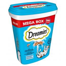 Dreamies Katzensnacks Mega Box - Sparpaket: Lachs (2 x 350 g)