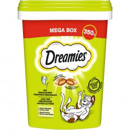 Dreamies Katzensnacks Mega Box - Sparpaket: Thunfisch (4 x 350 g)