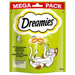 Dreamies Katzensnacks Mega Pack - Sparpaket Thunfisch (4 x 180 g)