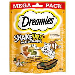 Dreamies Katzensnacks Shake Ups Multivitamins - Sparpaket Geflügel Picknick (4 x 165 g)