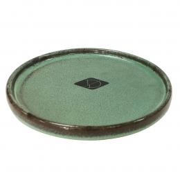 DundD Home Keramiknapf Jasper grün 13cm
