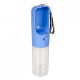 Duvo Plus Reisewasserflasche Für Hunde Blau 450 Ml