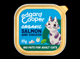 Edgard & Cooper Getreidefreie Bio-Lachs- Und Hühnerpastete Für