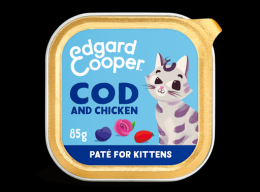 Edgard & Cooper Getreidefreie Hühner- Und Kabeljaufleischpastete Für