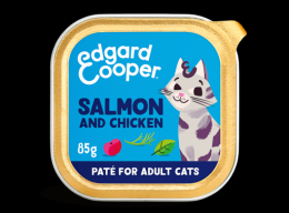Edgard & Cooper Getreidefreie Lachs- Und Hühnerpastete Für Katzen 85