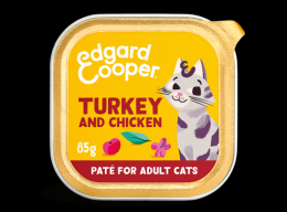 Edgard & Cooper Getreidefreie Puten- Und Hühnerpastete Für Katzen 85