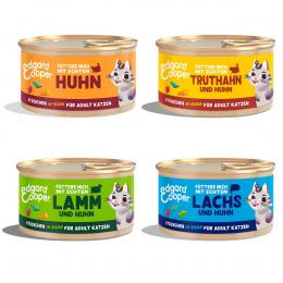 Edgard & Cooper Katze Stückchen in Soße Adult Multipack 8x85g