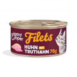 Edgard und Cooper Filets Huhn und Truthahn 24x70 g