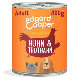 Edgard und Cooper Huhn und Truthahn mit Apfel 6x800g