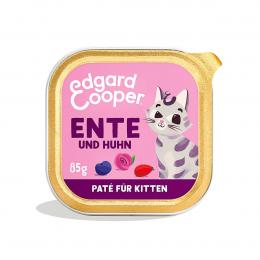 Edgard und Cooper Paté Kitten Freilaufente und Freilaufhuhn 16x85g