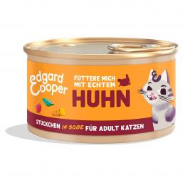 Edgard und Cooper Stückchen in Soße Freilaufhuhn 18x85g