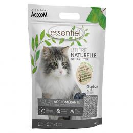 Essentiel Natural Katzenstreu Aktivkohle - 2 x 6 L