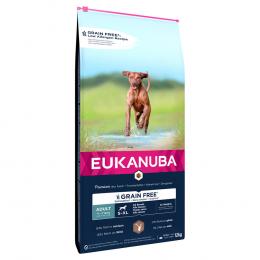 Eukanuba Grain Free Adult Large Dogs Wild - Sparpaket: 2 x 12 kg