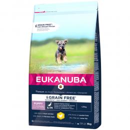 Eukanuba Grain Free Puppy Small / Medium Breed Huhn - 3 kg