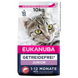 Eukanuba Kitten Grain Free Reich an Lachs - Sparpaket: 2 x 10 kg