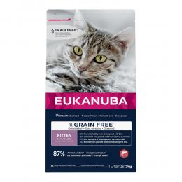 Eukanuba Kitten Grain Free Reich an Lachs - Sparpaket: 3 x 2 kg