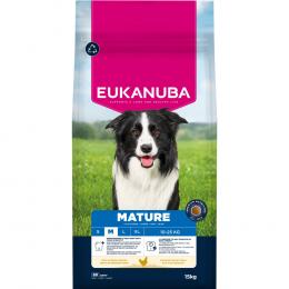 Eukanuba Premium Nutrition Mature Medium Breed Huhn - Sparpaket: 2 x 15 kg