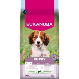 Eukanuba Premium Nutrition Puppy Small & Medium Breed Lamm & Reis - Sparpaket: 2 x 12 kg