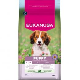 Eukanuba Premium Nutrition Puppy Small & Medium Breed Lamm & Reis - Sparpaket: 2 x 3 kg