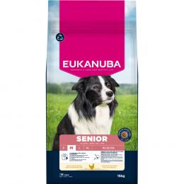 Eukanuba Premium Nutrition Senior Medium Breed Huhn - 15 kg