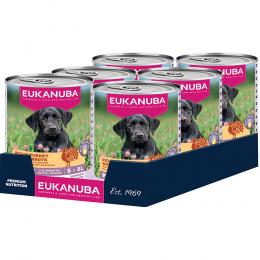 Eukanuba Puppy Reich an Pute mit Karotten - Sparpaket: 24 x 400 g