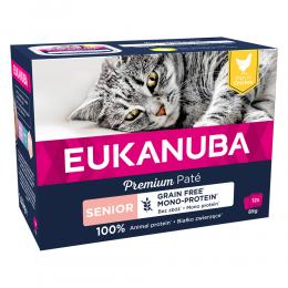 Eukanuba Senior Getreidefrei 12 x 85 g - Huhn