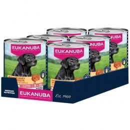 Eukanuba Senior Reich an Pute mit Karotten - Sparpaket: 24 x 400 g