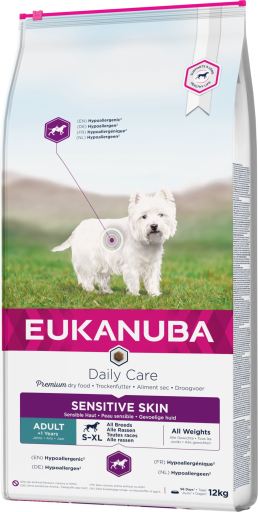 Eukanuba Tägliche Pflege Empfindliche Haut 12 Kg
