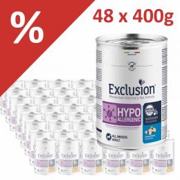 Exclusion Diet Sparpaket 48 x 400 g Fisch & Kartoffel (6,25 € pro 1 kg)