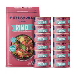 Fancy Filet Topping Rind Probierpaket für Hunde - 2840g - 2840g