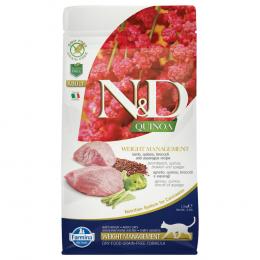 Farmina N&D Adult Quinoa Weight Management Lamm, Quinoa, Brokkoli & Spargel - Sparpaket: 3 x 1,5 kg